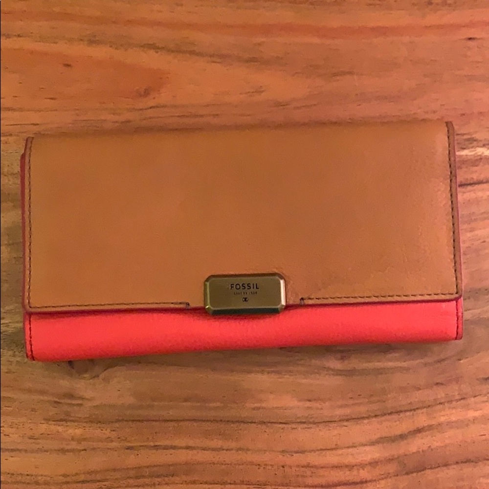 Fossil leather wallet